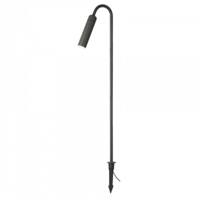 Poste Balizador Romalux Pole Long Alumínio Preto 5,6 watts 2700K IP66 800XØ45mm 10129