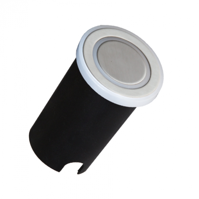 Balizador Soft Inox Plus Romalux Branco 2 watts 120° 2700K IP66 Ø50X60mm 10106