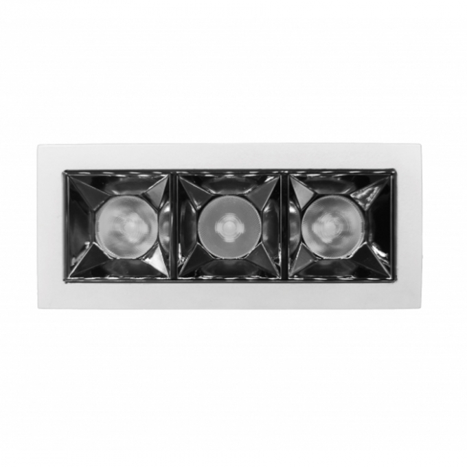 Spot Mini Embutir Romalux Wall Washer 8 watts 2700K 24° IP20 Bivolt 105x45x50mm 80193