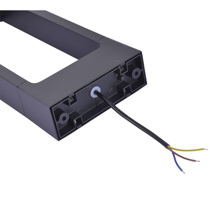 Poste Balizador Nordecor Ronu 10 watts 3000K Preto 400x160x55mm IP66 2685