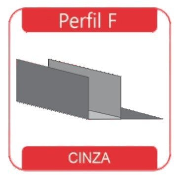 Perfil Alpertone Modelo F para Neon Flex Alumínio Anodizado Barra 2 metros 0300