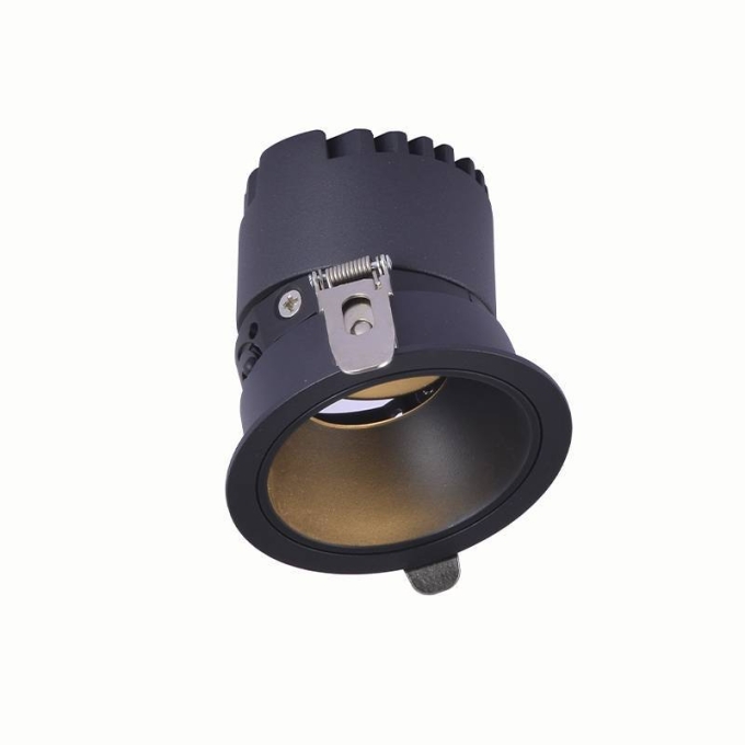 Embutido Nordecor Zagle 10 watts 2700K 24° Sof Preto Ø85x80mm IRC97 Bivolt 6445
