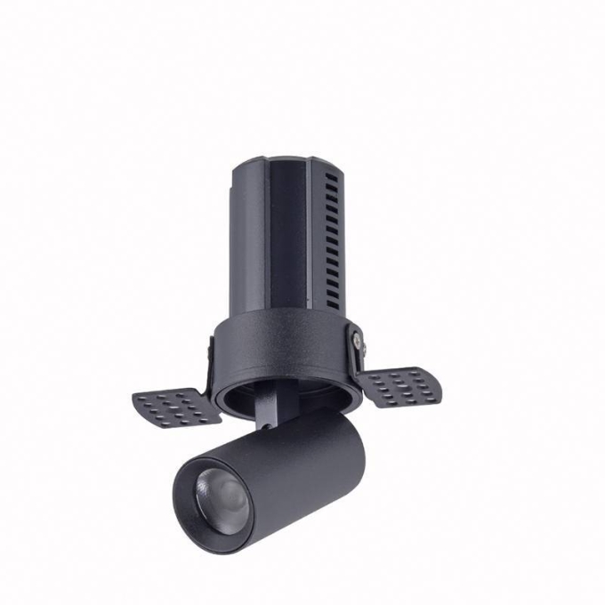 Embutido Nordecor Aiva No Frame 7 watts 2700K 24° Sof Preto Ø108x81mm IRC97 Bivolt 6459
