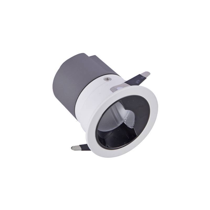 Embutido Nordecor Zagle Wall Washer 7 watts 2700K 38° Sof Branco Ø63x72mm IRC97 Bivolt 6446
