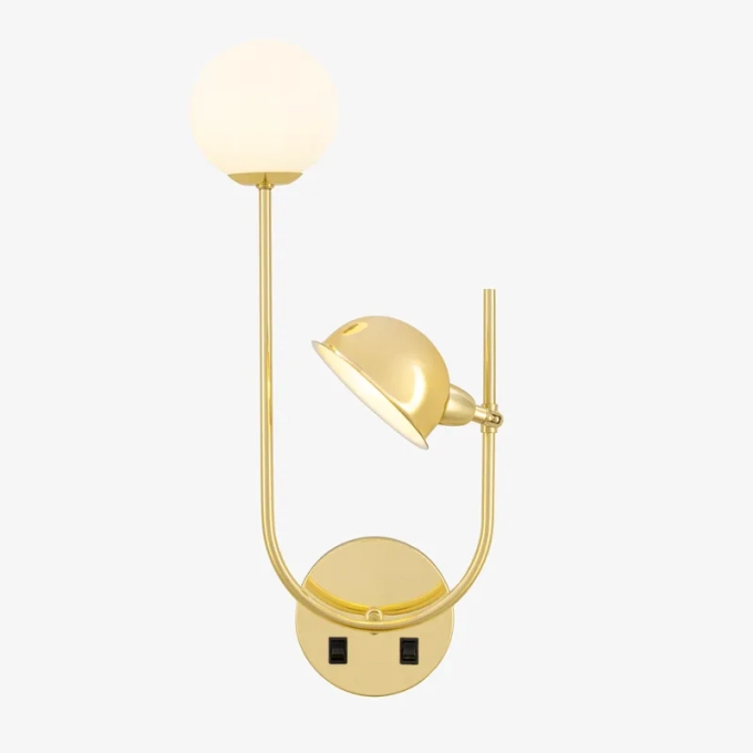 Arandela Golden Art Dublim 2L G9 520mm P2815PI