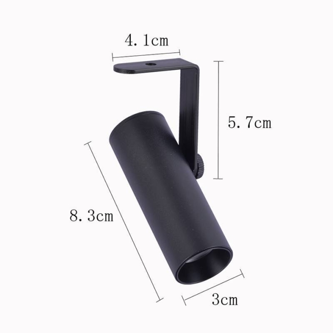 Spot Direcional Nordecor Kona Sof 3 watts 2700K 24° Preto Ø30x83mm IRC97 Bivolt 6432