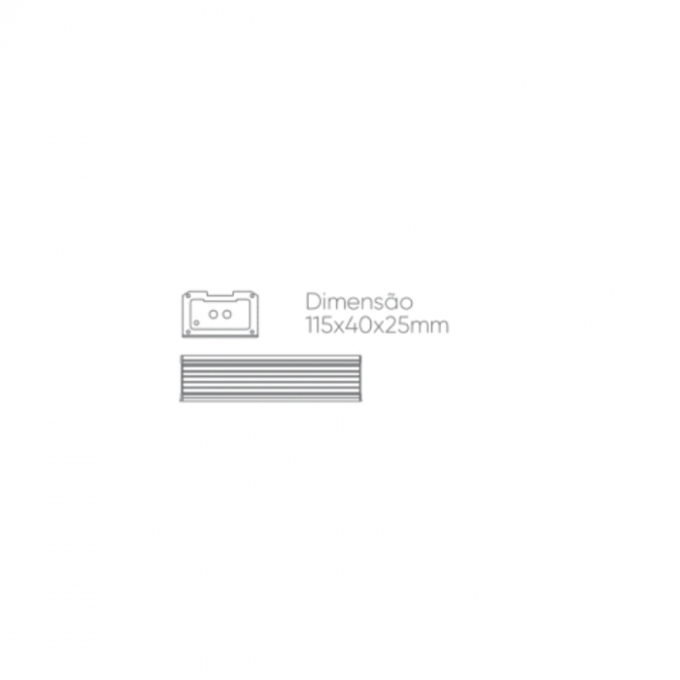 Fonte 24V Romalux 1,5A 36 watts IP20 Bivolt 115X40X25mm 60025
