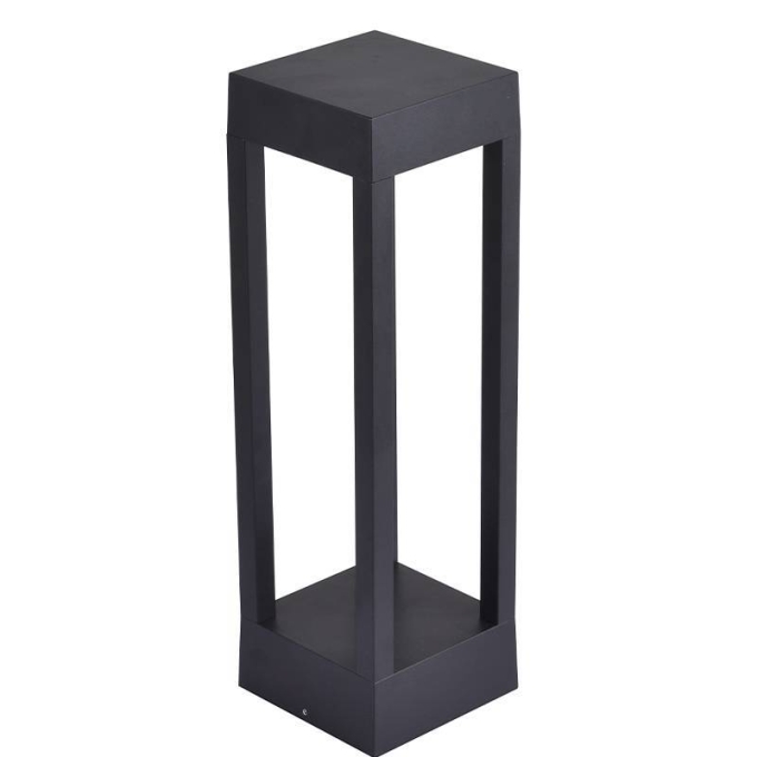 Poste Balizador Nordecor Zean 10 watts 3000K Preto 400x120x120mm IP66 2683