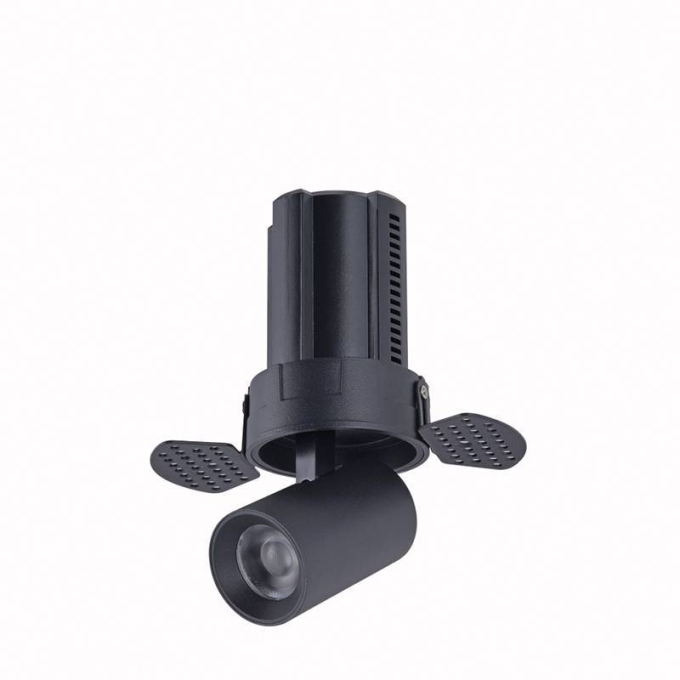 Embutido Nordecor Aiva No Frame 12 watts 2700K 24° Sof Preto Ø150x104mm IRC97 Bivolt 6461