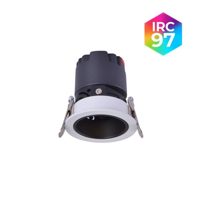Embutido Nordecor Zagle 5 watts 2700K 24° Sof Branco Ø64x65mm IRC97 Bivolt 6442