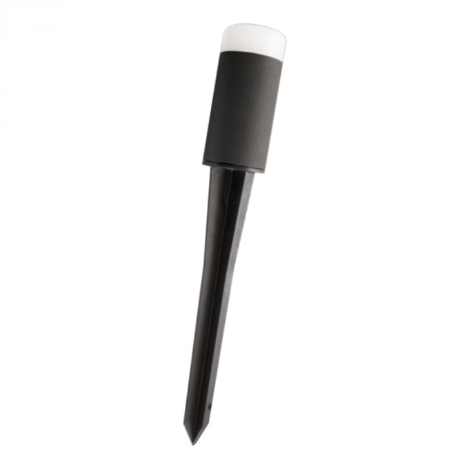Espeto de Led Dot Romalux Metal Preto 2 watts 2700K IP66 Ø40x300mm 10110