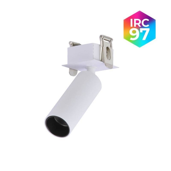 Spot Embutido Nordecor Kona 3 watts 2700K 24° Sof Branco Ø30x80mm IRC97 Bivolt 6462
