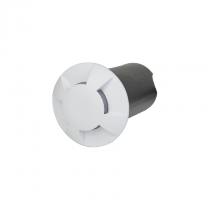 Balizador de Solo Romalux 4 Fachos Branco 0,75 watts 60° 2700K IP66 10039