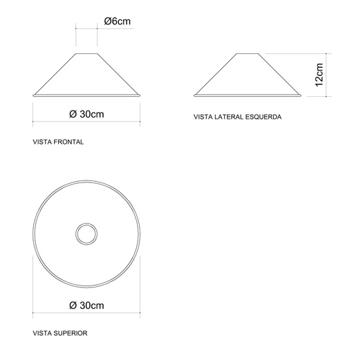 Pendente Golden Art Brilhar 2 Cúpulas 2L E27 800mm T140-2PI