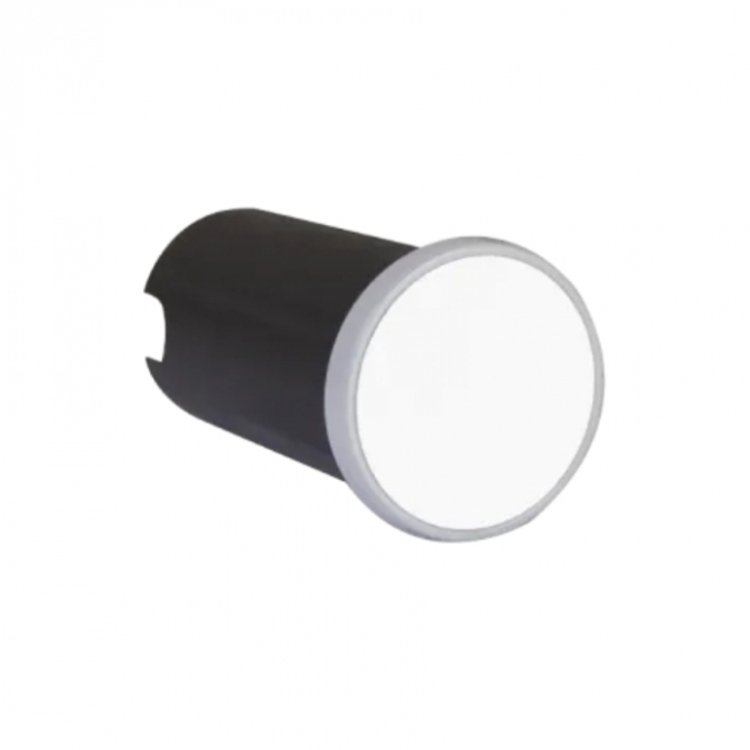 Balizador de Solo Romalux Soft Redondo Branco 2 watts 2700K IP66 Ø50X60mm 10089