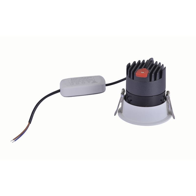 Embutido Nordecor Zagle 10 watts 2700K 24° Sof Branco Ø85x80mm IRC97 Bivolt 6444
