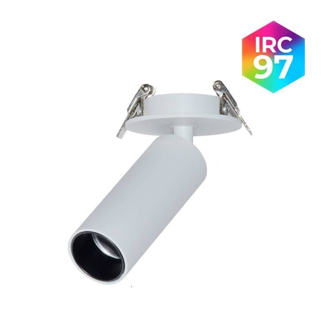 Spot Led Embutir Nordecor Kona 3 watts 2700K 24° Sof Branco Ø30x80mm IRC97 Bivolt 6437