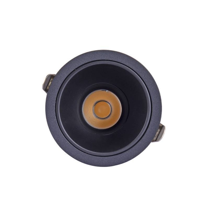 Embutido Nordecor Zagle 10 watts 2700K 24° Sof Preto Ø85x80mm IRC97 Bivolt 6445
