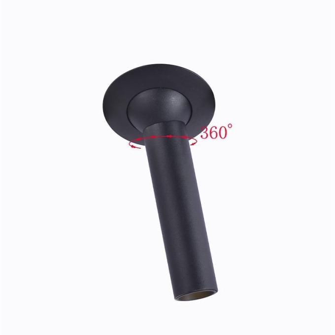 Spot Embutido Nordecor Lea 5 watts 2700K 24° Sof Preto Ø25x100mm IRC97 Bivolt 6467