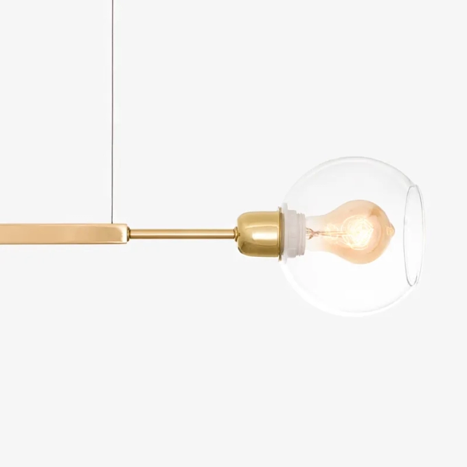 Lustre Golden Art Due 100 Horizontal 2L E27 1300mm T22100PI