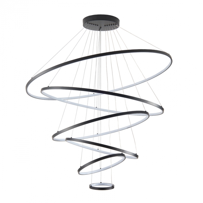 Pendente Skylight Júpiter Preto 175 watts 3000K Bivolt SKY-3039PT