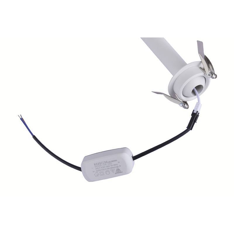Spot Embutido Nordecor Lea 5 watts 2700K 24° Sof Branco Ø25x294mm IRC97 Bivolt 6470