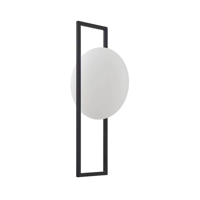 Arandela Nordecor Rony 5 watts 3000K Preto IP20 350x180mm Bivolt 2733