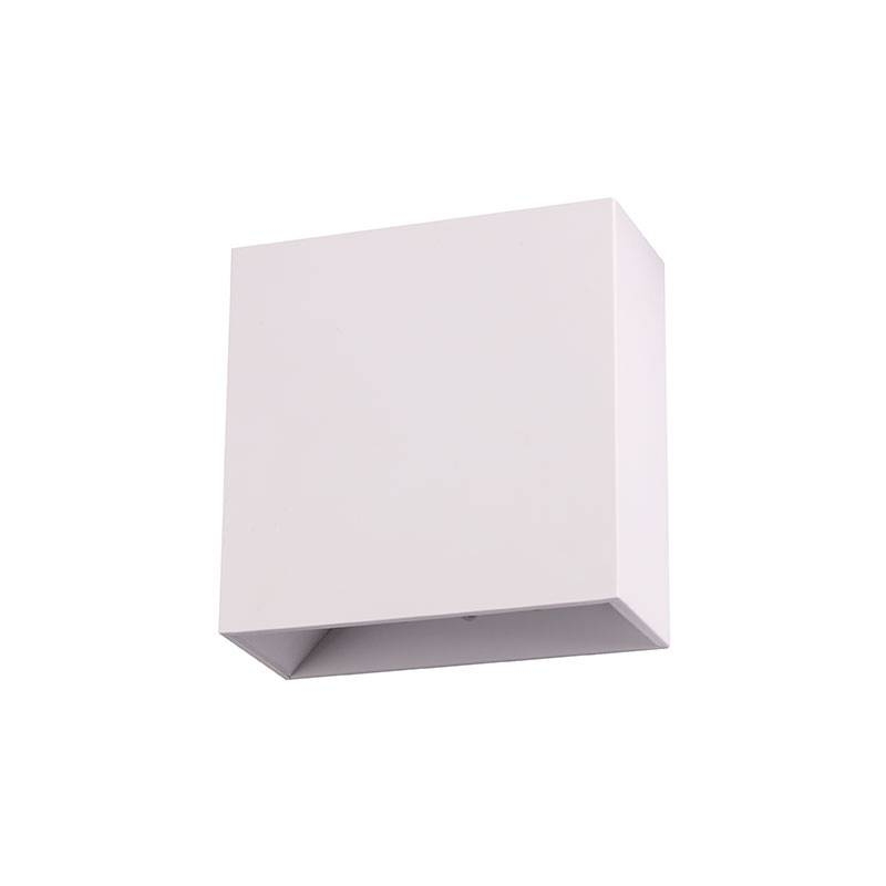 Arandela Nordecor Dron Facho Duplo Ajustável 4 watts 3000K Branco IP65 120x120mm Bivolt 2010