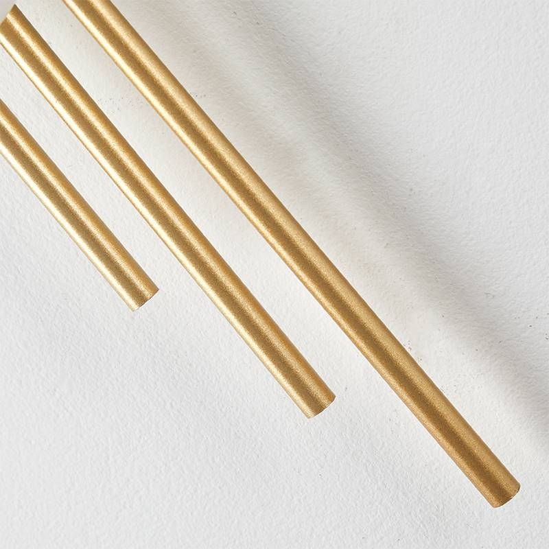 Arandela Nordecor Cami 6 watts 3000K Dourado IP20 500x150mm Bivolt 2723