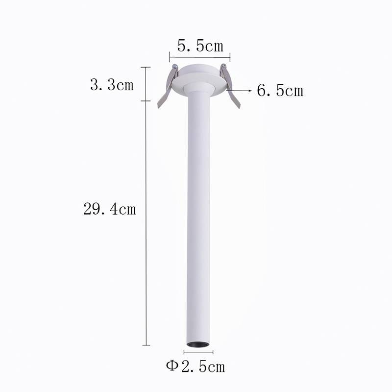 Spot Embutido Nordecor Lea 5 watts 2700K 24° Sof Branco Ø25x294mm IRC97 Bivolt 6470