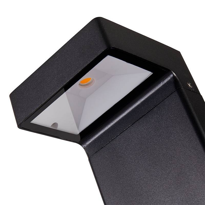 Poste Balizador Nordecor Elon 5 watts 3000K Preto IP66 600x100x100mm 6490