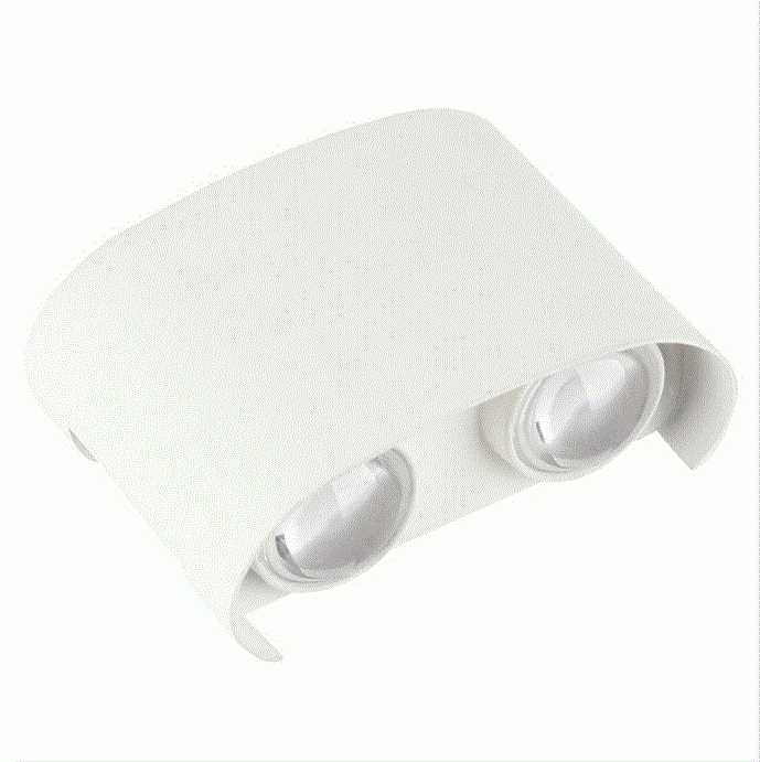 Arandela Nordecor Yori 4 watts 3000K Branco IP65 75x98x40mm Bivolt 2702