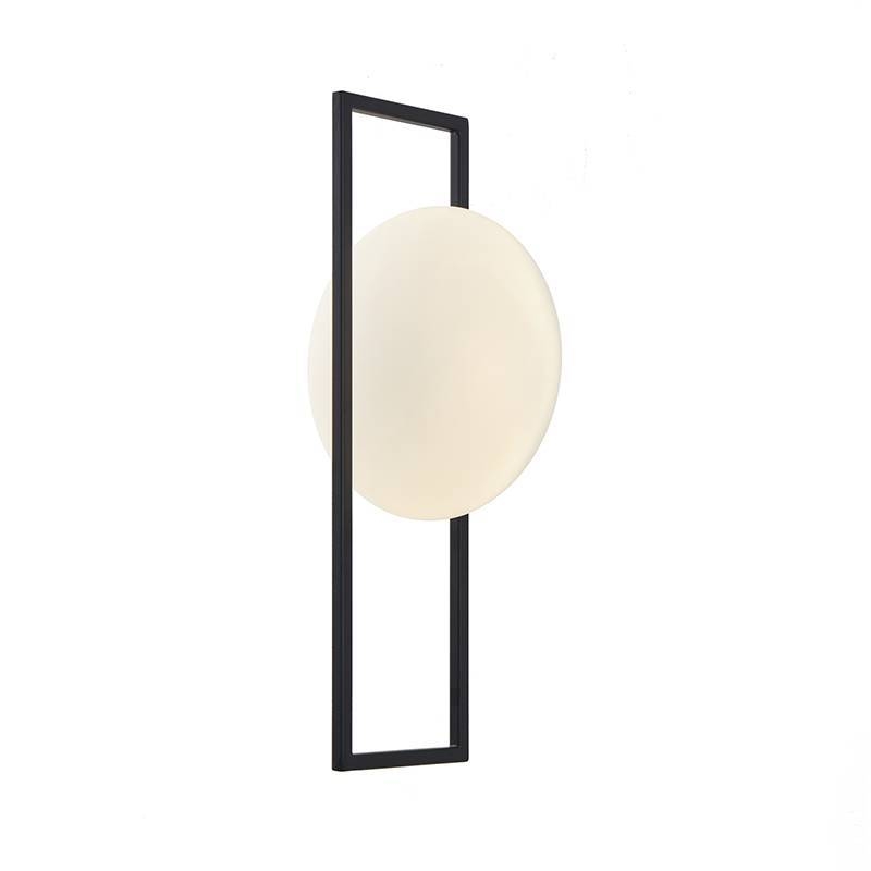 Arandela Nordecor Rony 5 watts 3000K Preto IP20 350x180mm Bivolt 2733