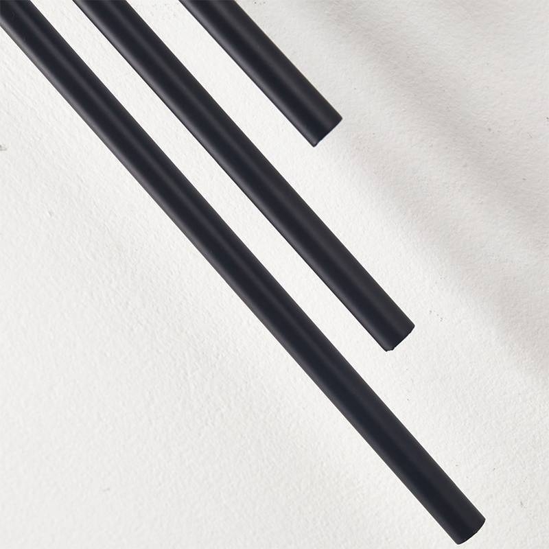 Arandela Nordecor Cami 6 watts 3000K Preto IP20 500x150mm Bivolt 2722