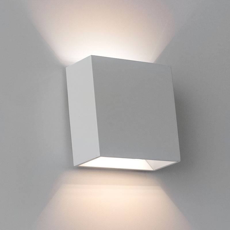 Arandela Nordecor Dron Facho Duplo Ajustável 4 watts 3000K Branco IP65 120x120mm Bivolt 2010