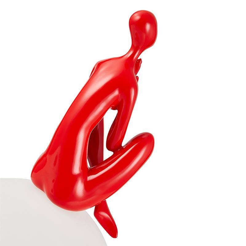 Abajur Nordecor Mez In 1L E27 Vermelho 300x300mm Bivolt 2564