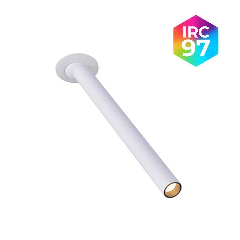 Spot Embutido Nordecor Lea 5 watts 2700K 24° Sof Branco Ø25x294mm IRC97 Bivolt 6470