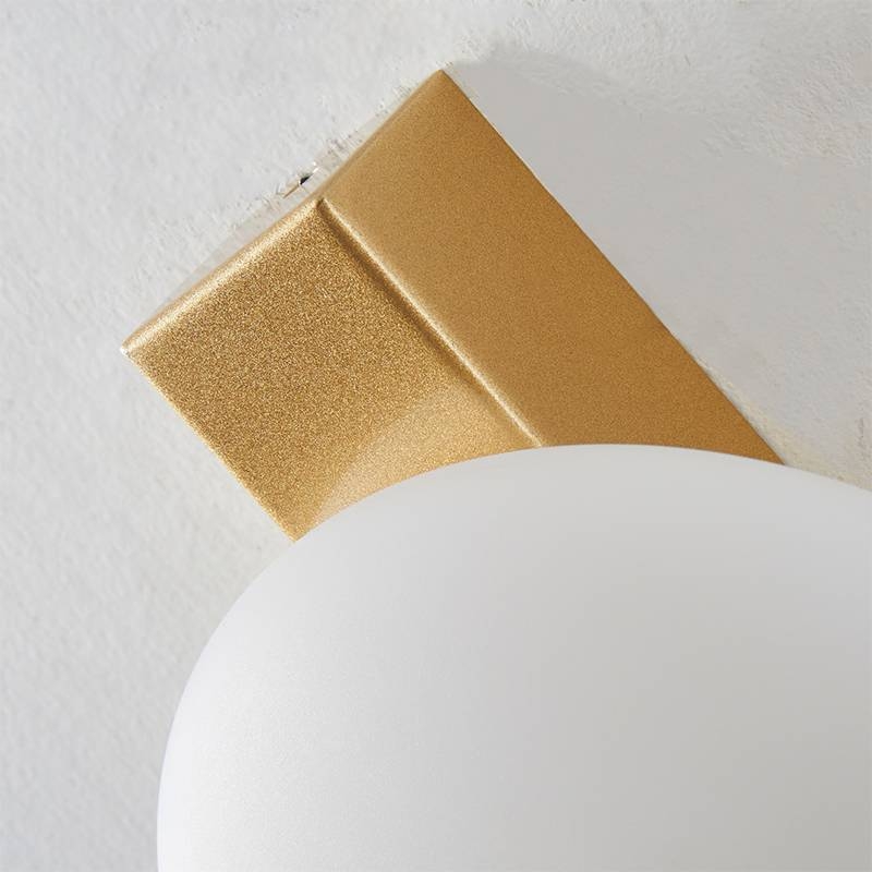 Arandela Nordecor Visa 6 watts 3000K Dourado IP20 300x180x40mm Bivolt 2727