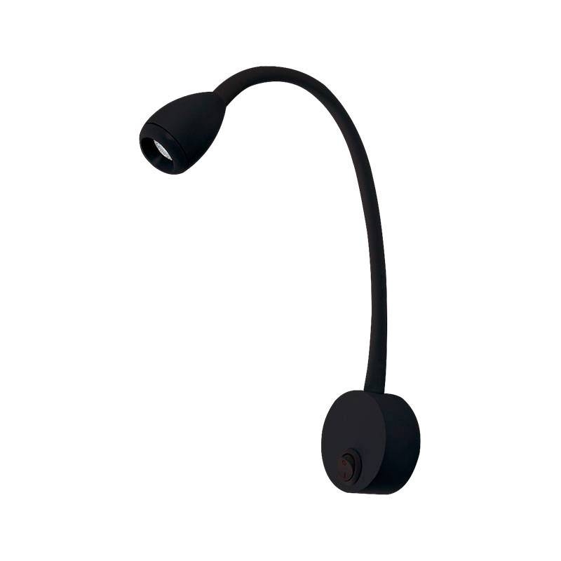 Arandela Nordecor Bett 3 watts 3000K Preto IP20 330x30mm Bivolt 2053