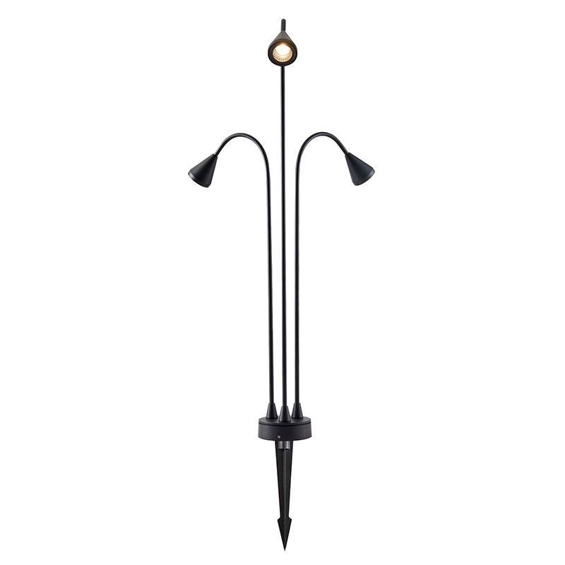 Balizador Nordecor Wedi 15 watts 3000K Preto IP66 800x30mm 6489