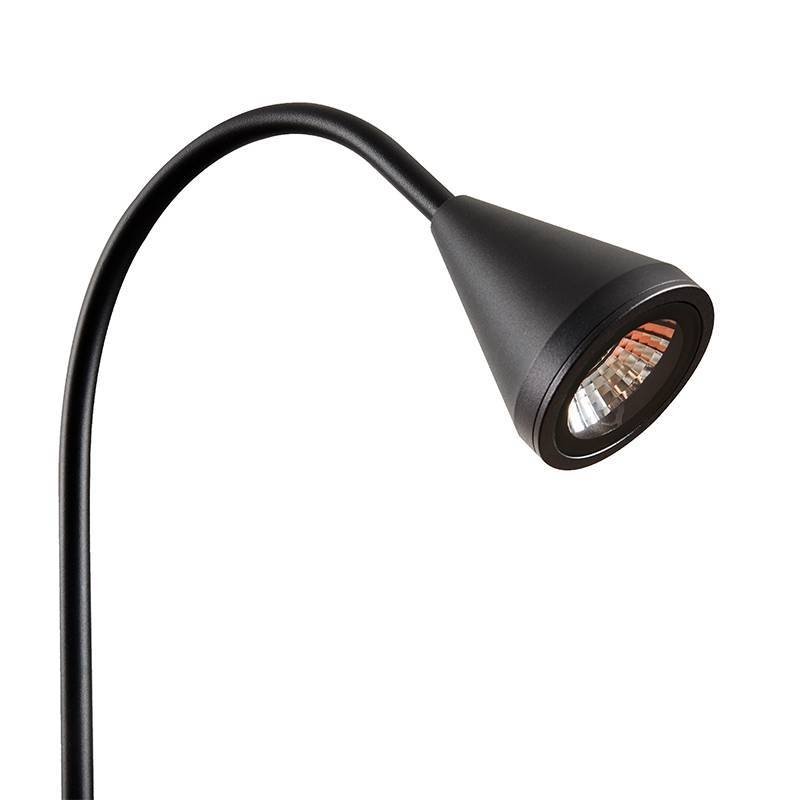 Balizador Nordecor Wedi 5 watts 3000K Preto IP66 600x30x50mm 6488