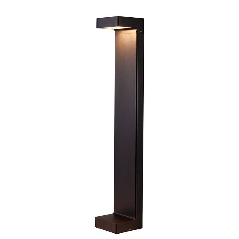 Poste Balizador Nordecor Elon 5 watts 3000K Preto IP66 600x100x100mm 6490