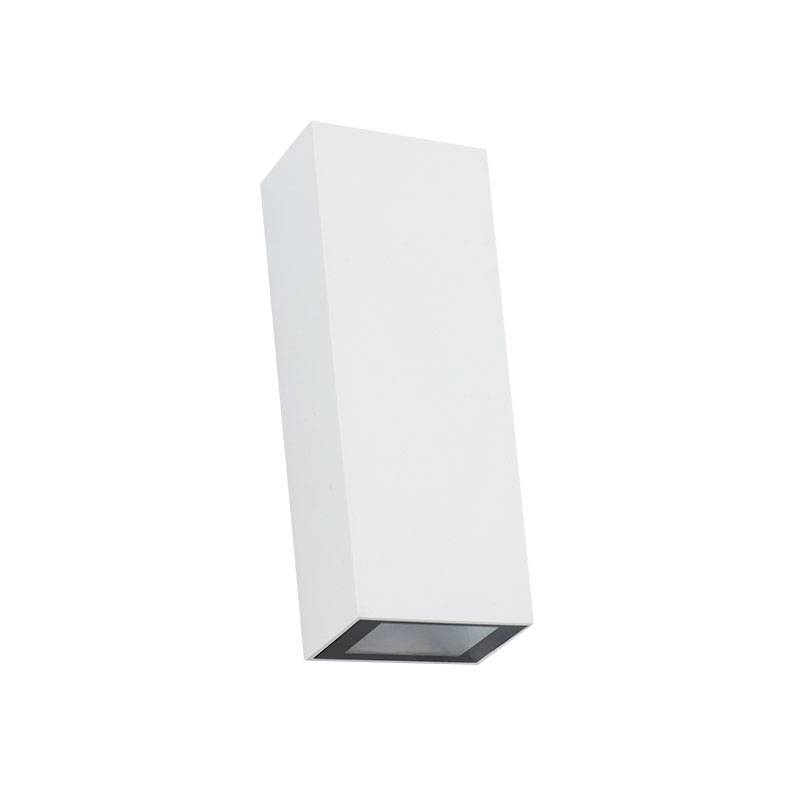 Arandela Nordecor Tynn Facho Duplo Ajustável 5 watts 3000K Branco IP65 125x42x32mm Bivolt 2292