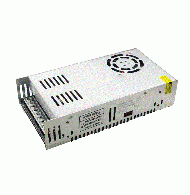 Fonte 24V Nordecor Chaveada 21A 500 watts Bivolt IP20 215x113x50mm 7237