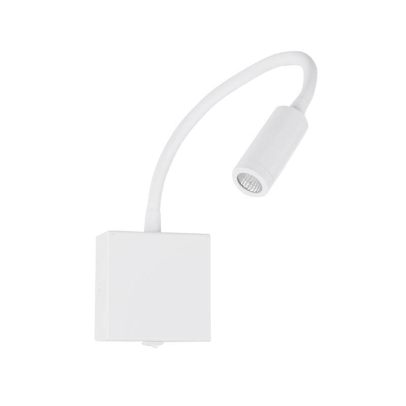 Arandela Nordecor Evy 3 watts 3000K Branco IP20 75x40x300mm Bivolt 2054