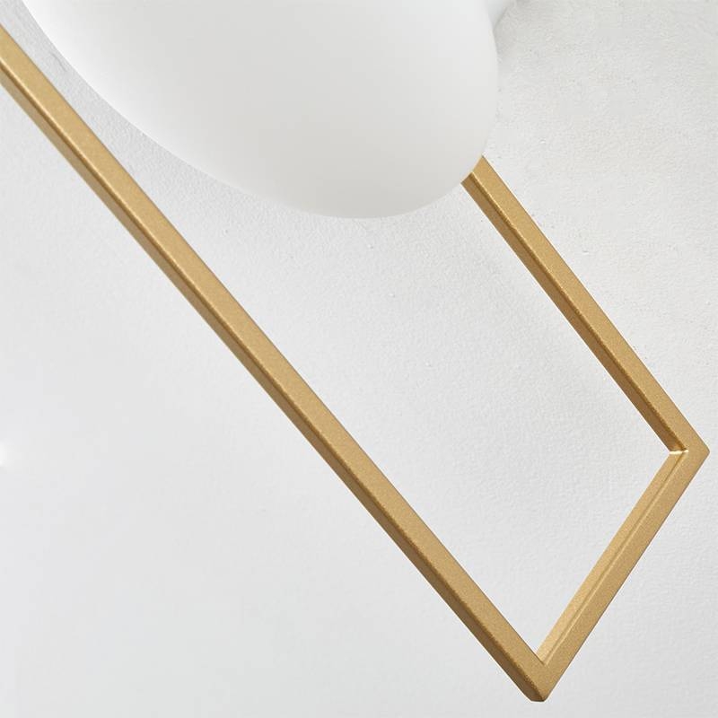 Arandela Nordecor Rony 5 watts 3000K Dourado IP20 350x180mm Bivolt 2734