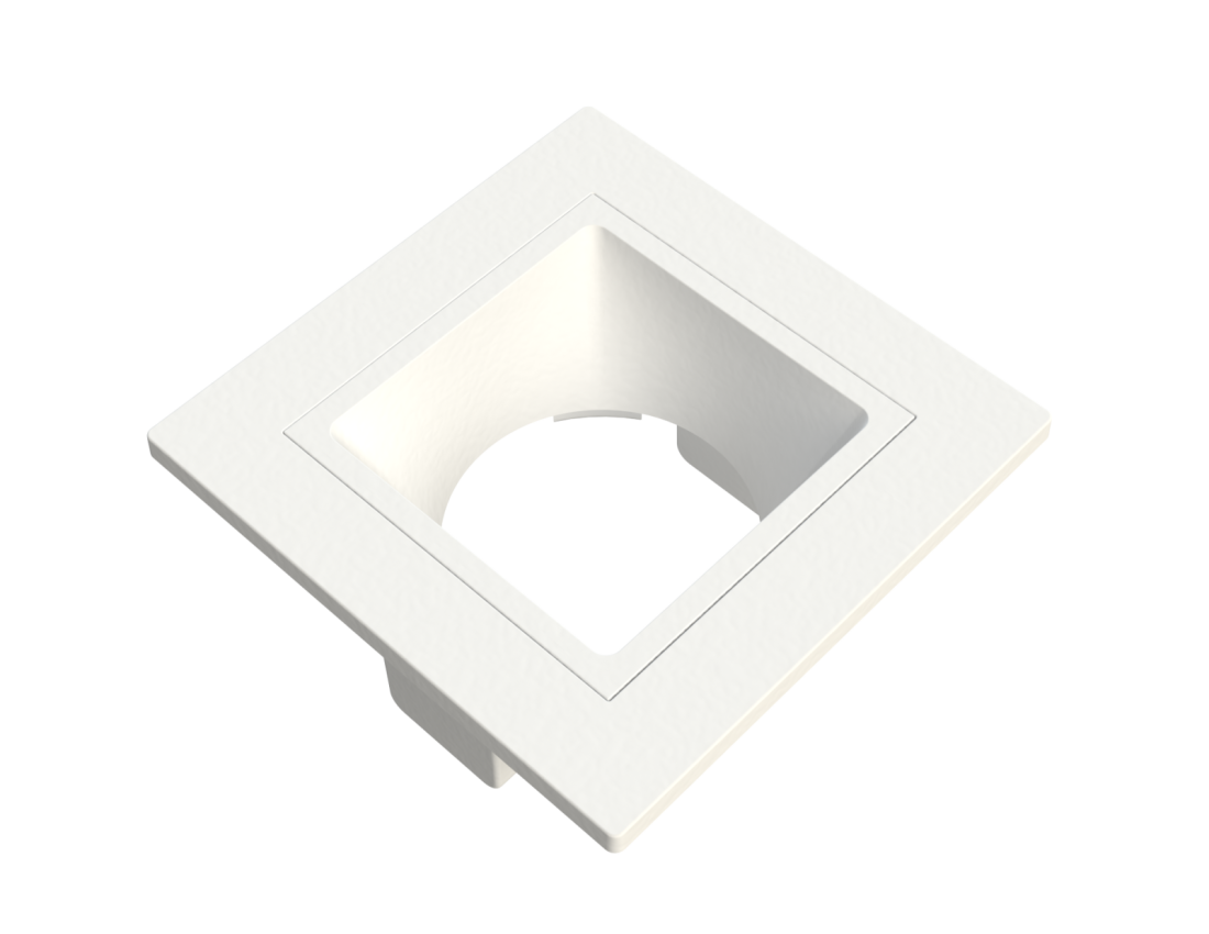 Embutido Fixo Moon Linea 1L Mini Dicróica Branco 55x55mm 1061513