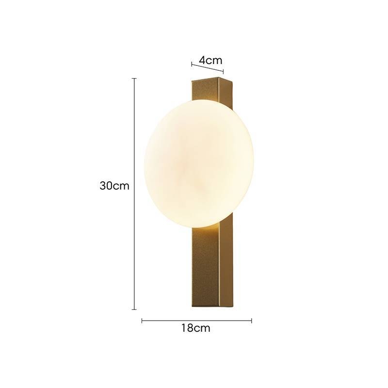 Arandela Nordecor Visa 6 watts 3000K Dourado IP20 300x180x40mm Bivolt 2727