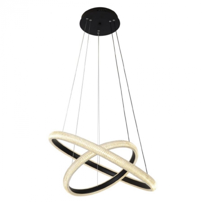 Pendente Skylight Apogeu Preto 62 watts 3000K Bivolt Ø600mm SKY-4010PT