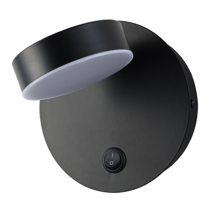 Arandela Skylight Orbit Preto 9 watts 3000K Bivolt Ø150mm SKY-3116AR-PT